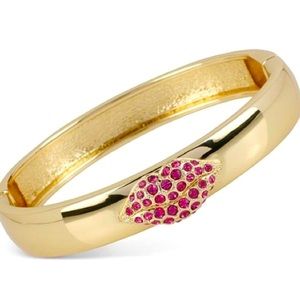 Betsey Johnson Lips Bracelet